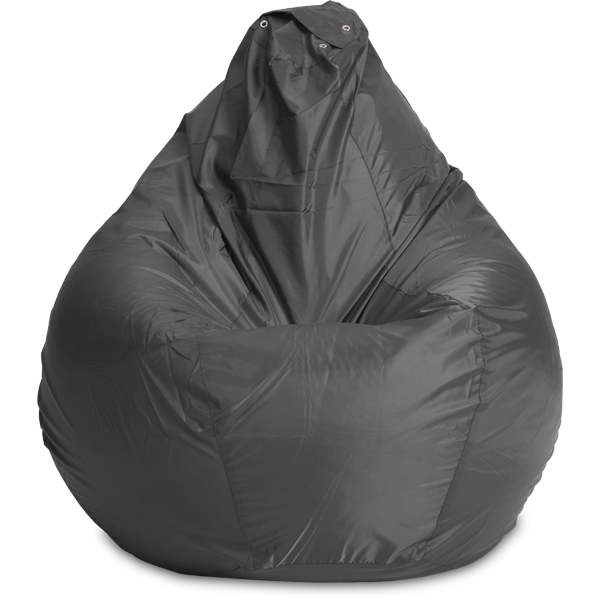 Кресло-мешок «Груша», XXXL, тёмно серый Анфас