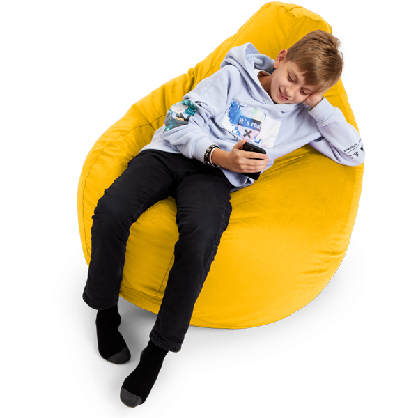 Кресло-мешок «Груша», XXXL, Жёлтый