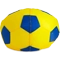 Кресло-мешок «Мяч», XL, Жёлтый и синий Сзади галлерея