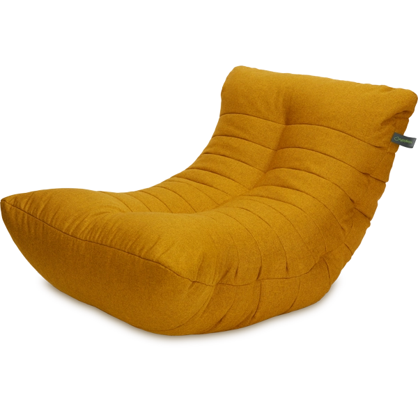 Кресло мешок «Кокон», 70x120x85, Горчичный Изометрия